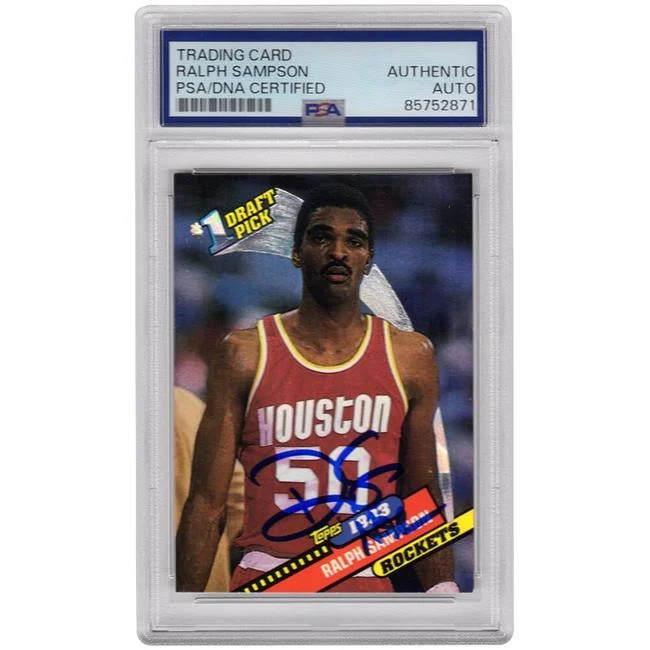Ralph Sampson Signed Houston Rockets 1992 Topps Archives Basketball Card - No...