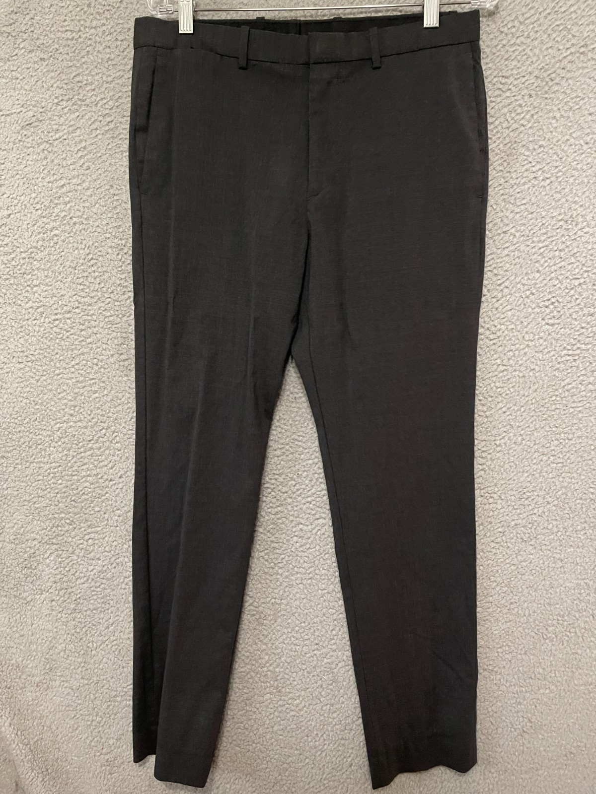 Theory Men\'s Suit Pants Jake Size 31 Gray Virgin Wool Adult
