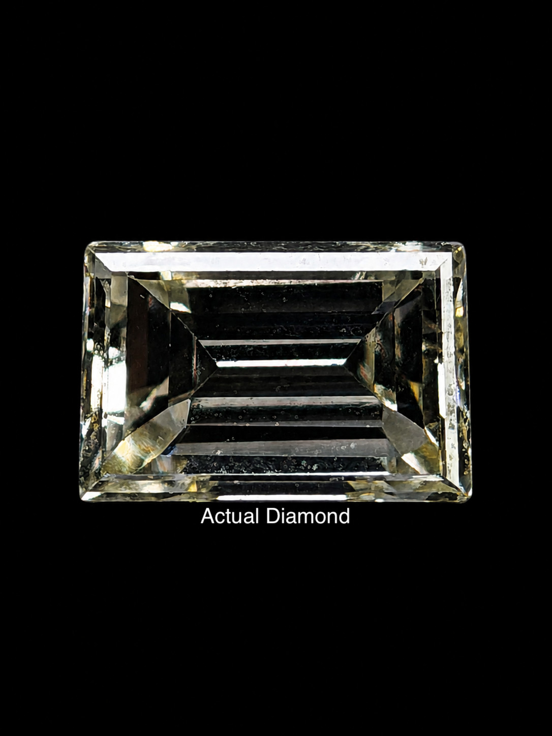 GIA Certified Rectangular Step Cut .24 CT VS2 S to T Natural Earth Mined Diamond GIA Certified Rectangular Step Cut .24 CT VS2 S to T Natural Earth Mined Diamond
