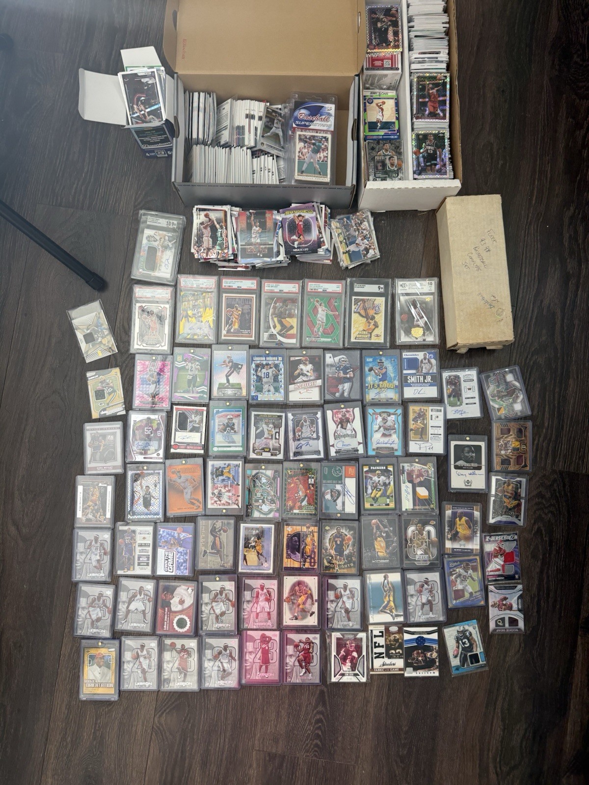 Massive Sports Card Collection – LeBron James, Kobe Bryant, Autos, And Rookies