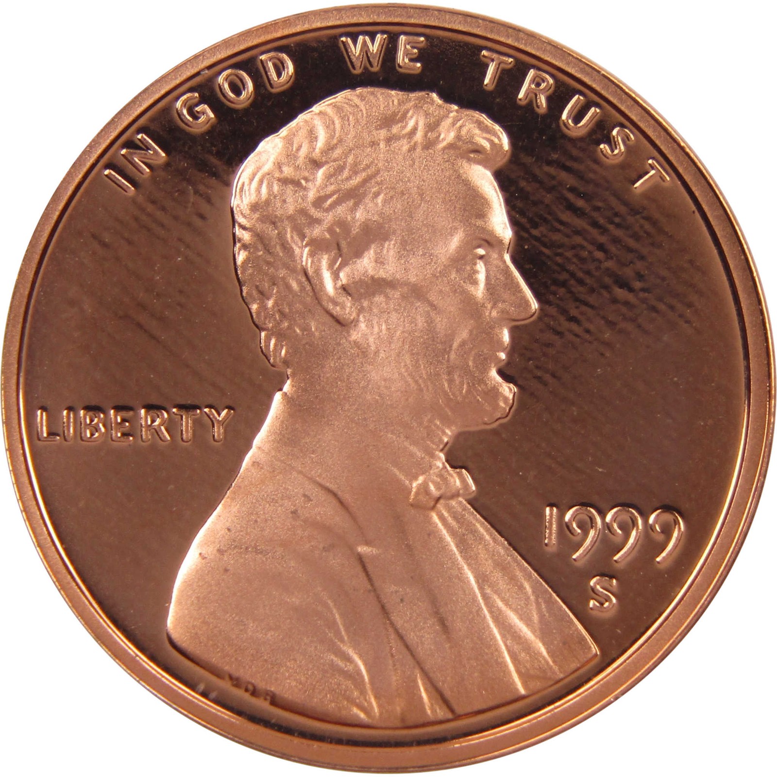 1999 S Lincoln Memorial Cent Proof Penny 1c Coin Collectible