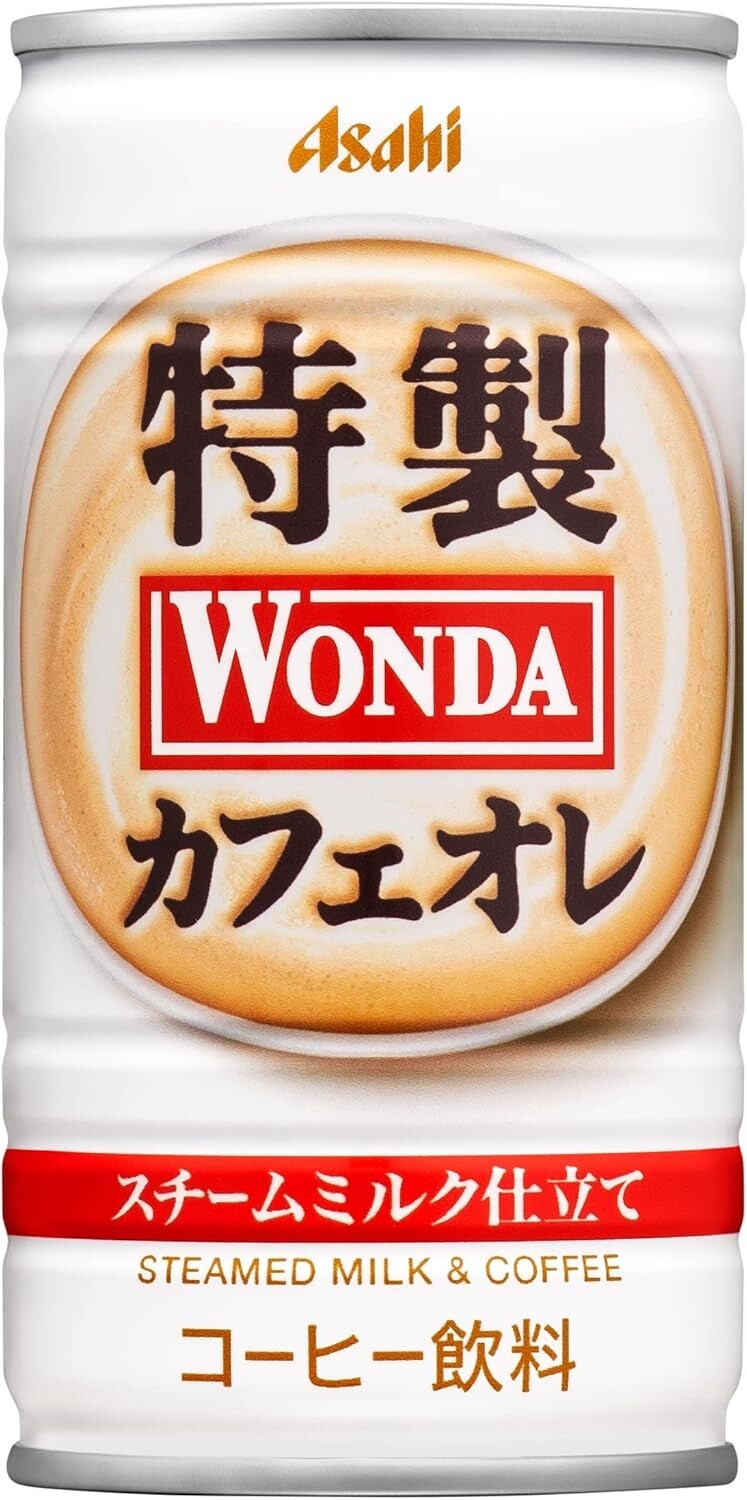 Asahi Wonda Coffee, Bulk Case, Popular Japanese Drink, Made in Japan