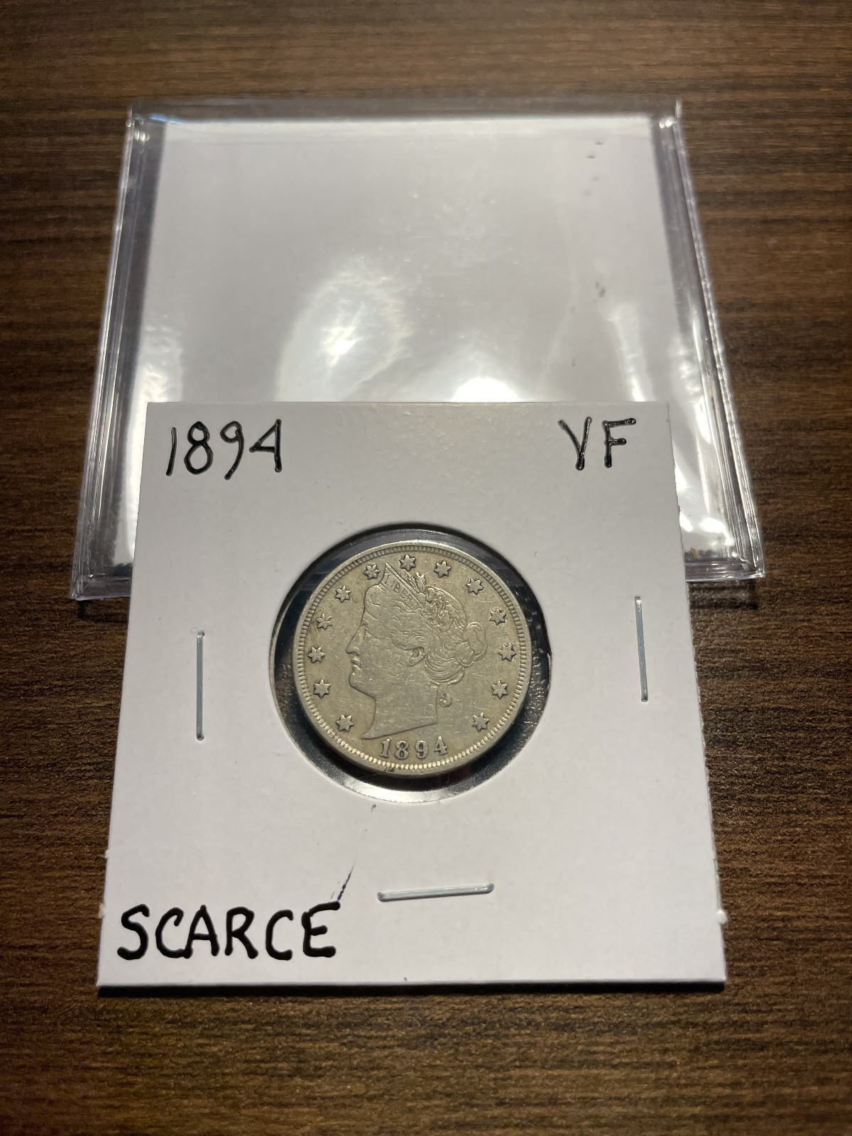 1894-P Liberty Nickel V-Nickel 5C VERY FINE (VF) Type 2, With 