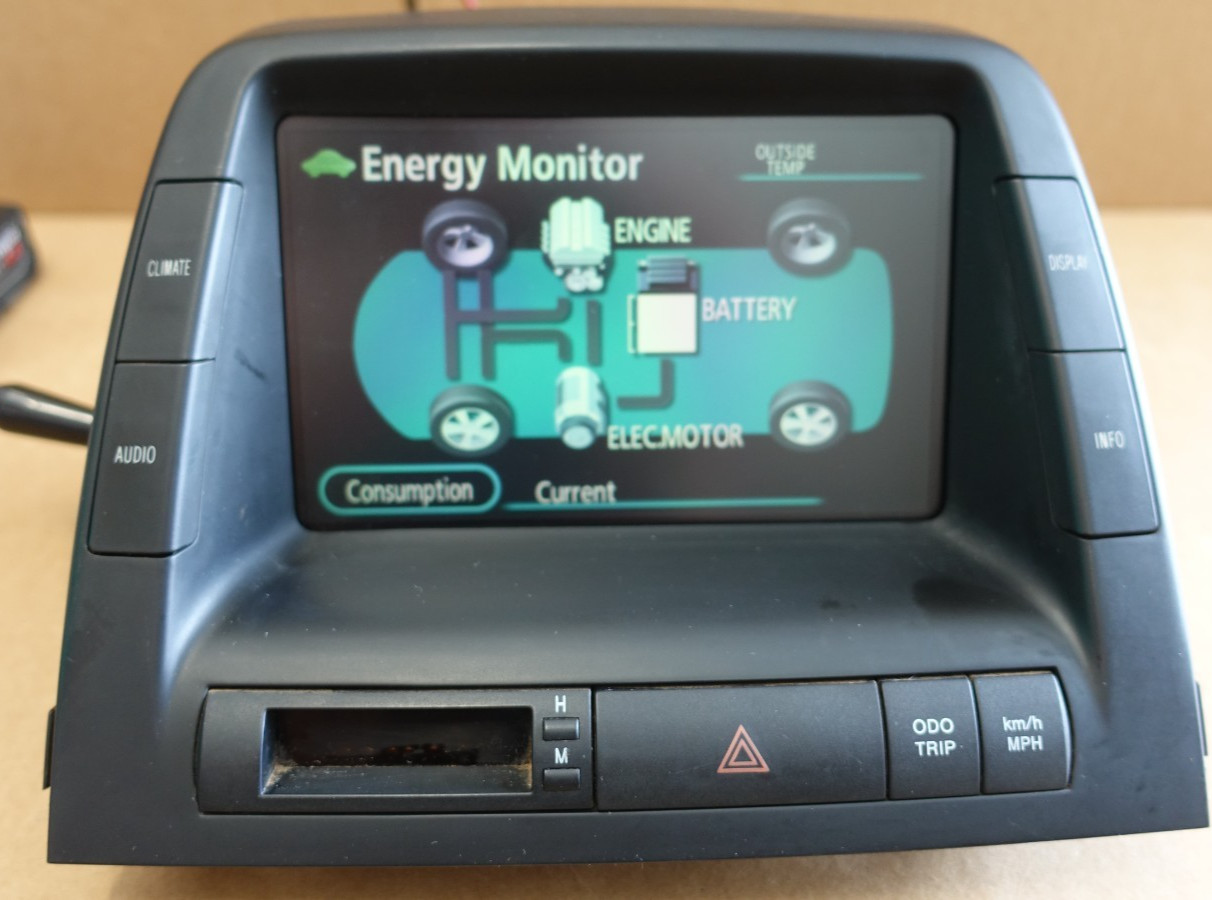 REFURBISHED TESTED 2008 Toyota Prius MFD HI-RES Display Screen 86110-47210