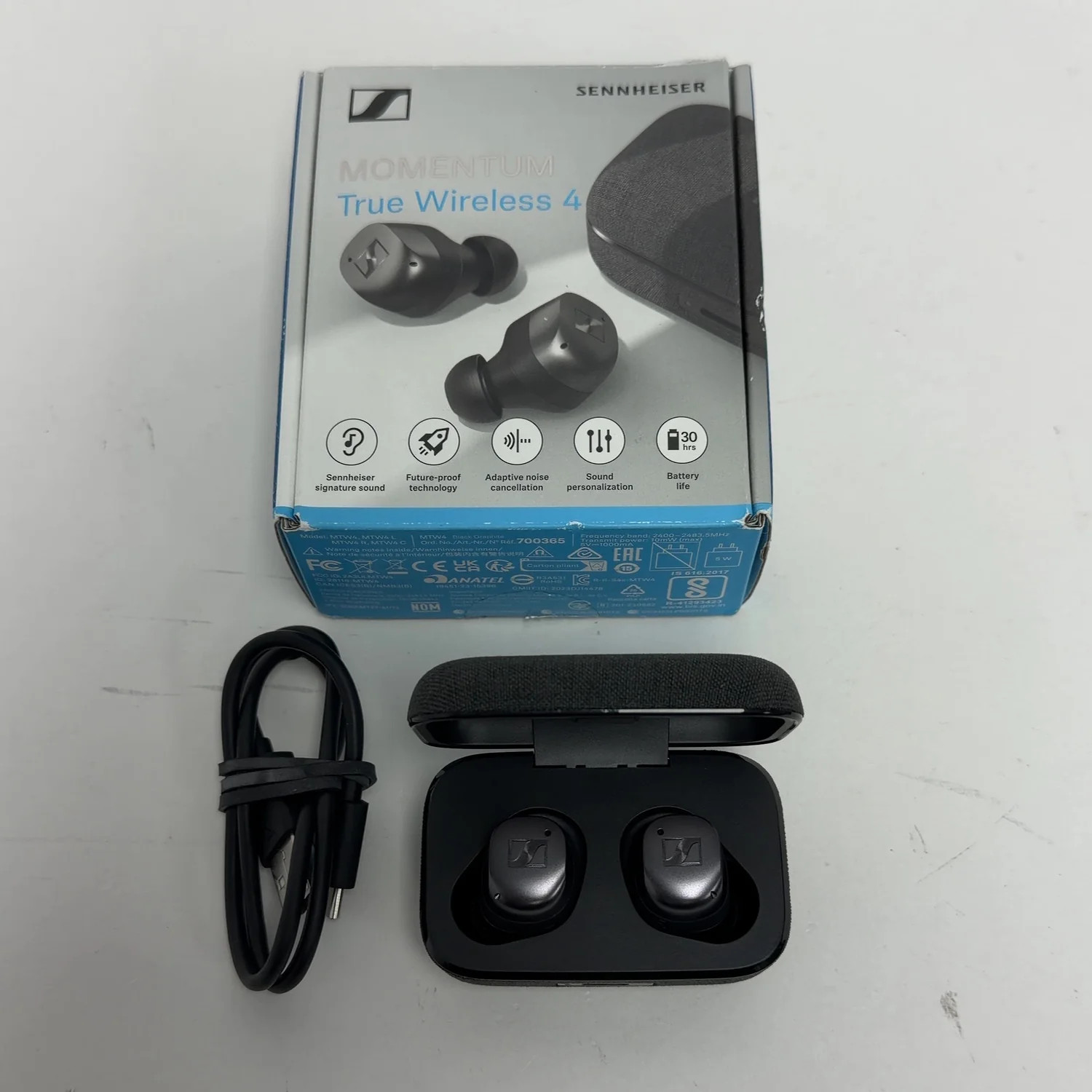 Sennheiser Momentum True Wireless 4 Noise Cancelling Wireless Earbuds MTW4 C