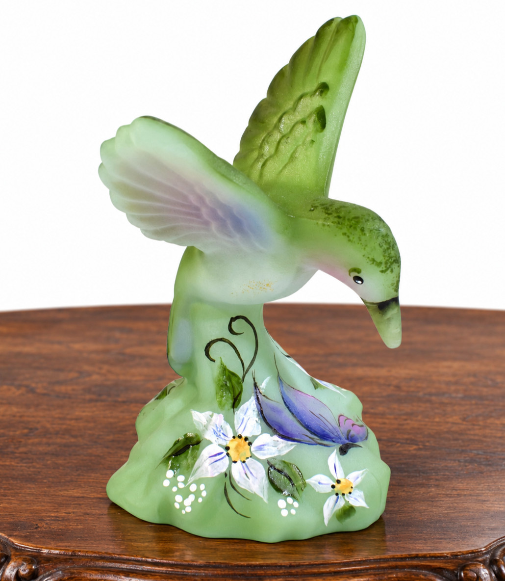 Fenton Gift Shop Hummingbird Limited Edition Butterfly theme