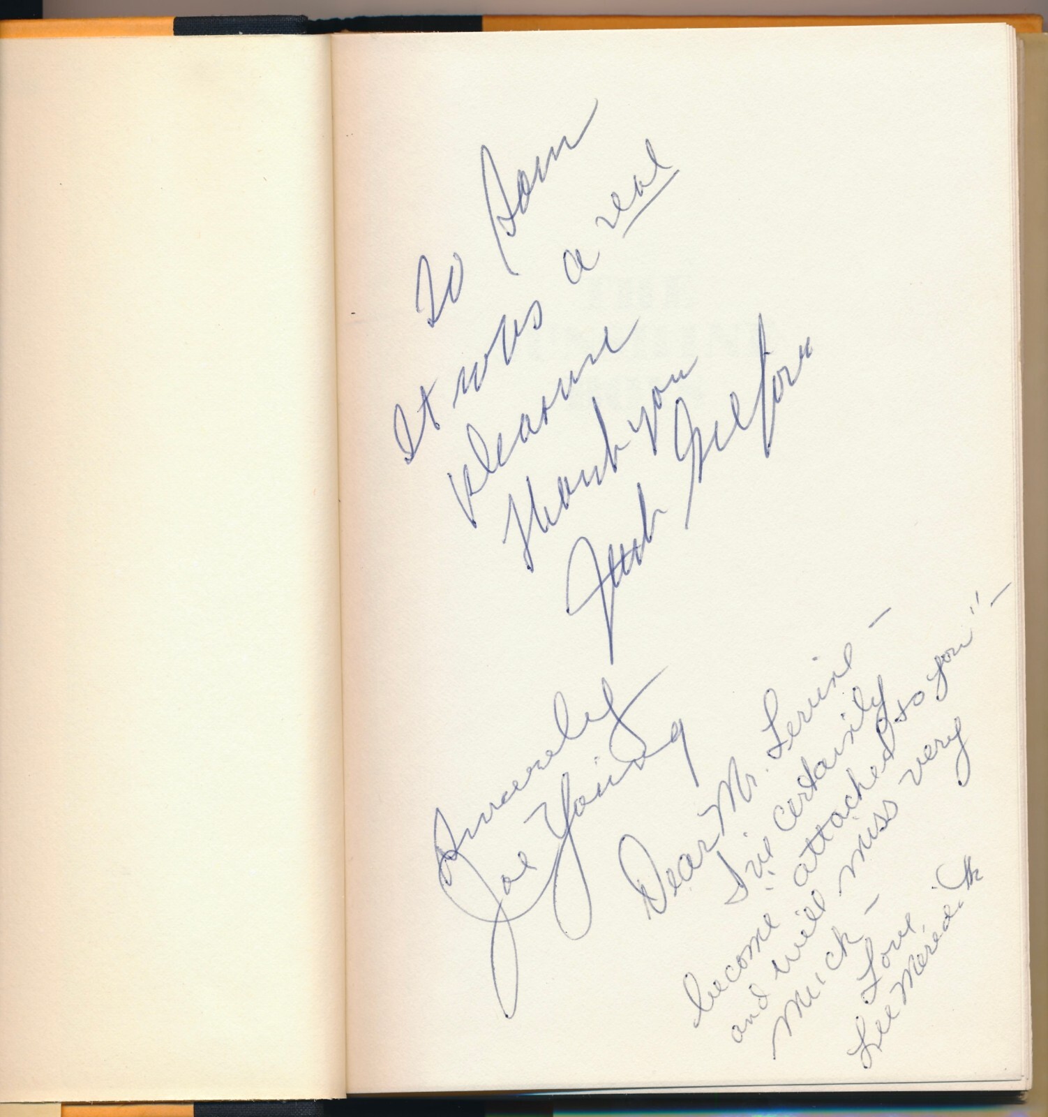 Jack Gilford Inscribed The Sunshine Boys Play to Sam Levene Broadway Film Star