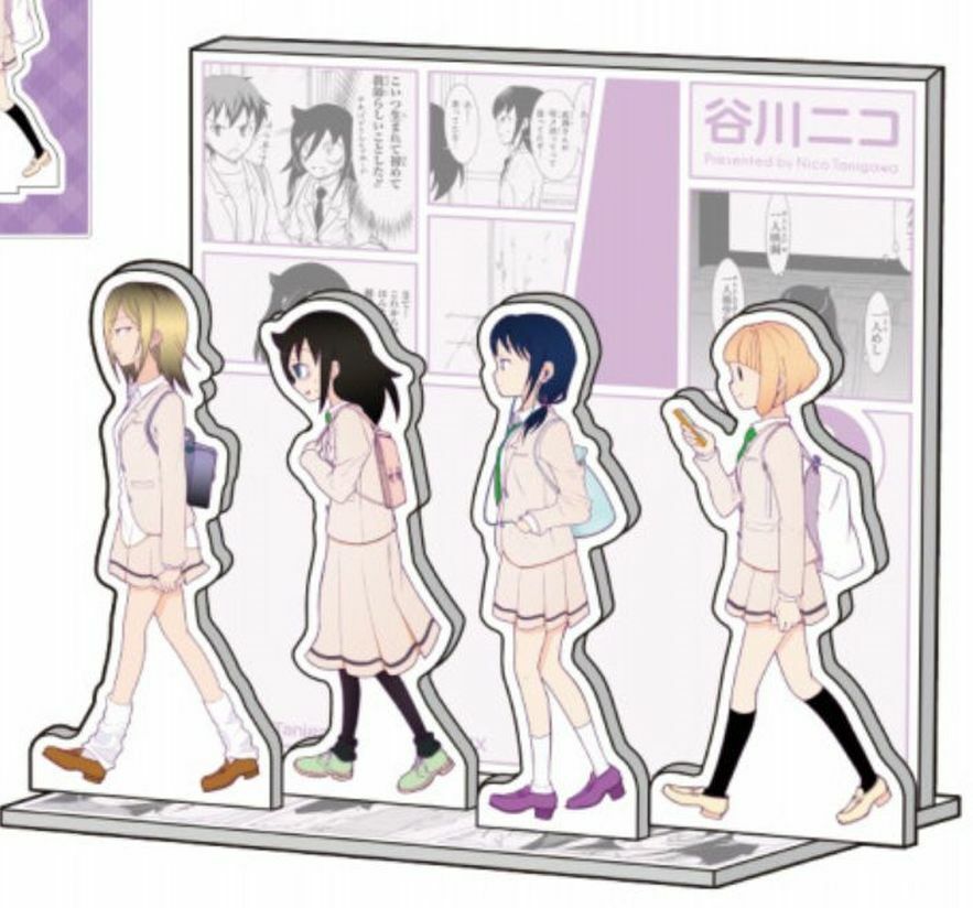No Matter How I... Watamote Exhibition Event Comic Vol.8 Diorama Stand Figure