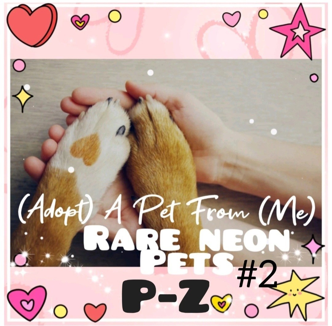 🌺 AÐOPT (All Stuff FRM M3) Today 🌸 Set #2 🌟Rare🌟 🖤 Meegas & Neeons 🌺