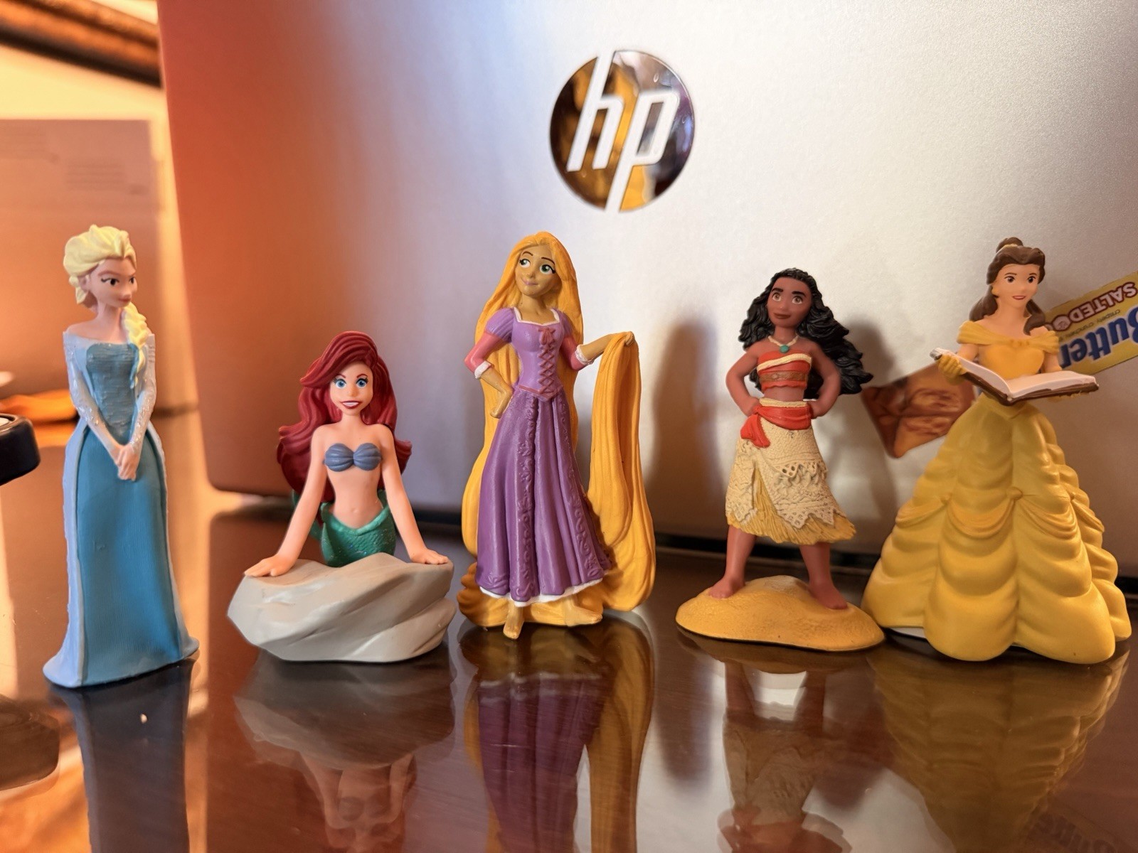 Tonies Character Lot of 5 Disney Rapunzel, BELLE, ARIEL, MOANA, Elsa
