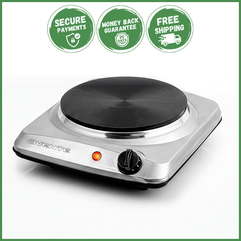 ELECTRIC COUNTERTOP SINGLE BURNER Cooktop Cast Iron Hot Plate Stove 1000W Cooker ELECTRIC COUNTERTOP SINGLE BURNER Cooktop Cast Iron Hot Plate Stove 1000W Cooker