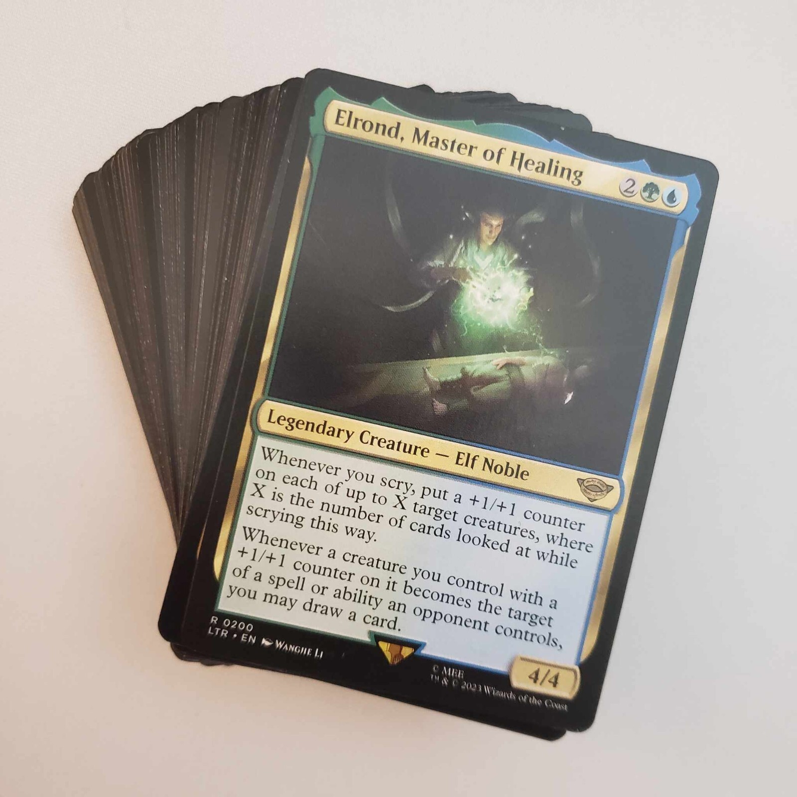 MTG Lord of the Rings Commander EDH Elrond Master of Healing Deck