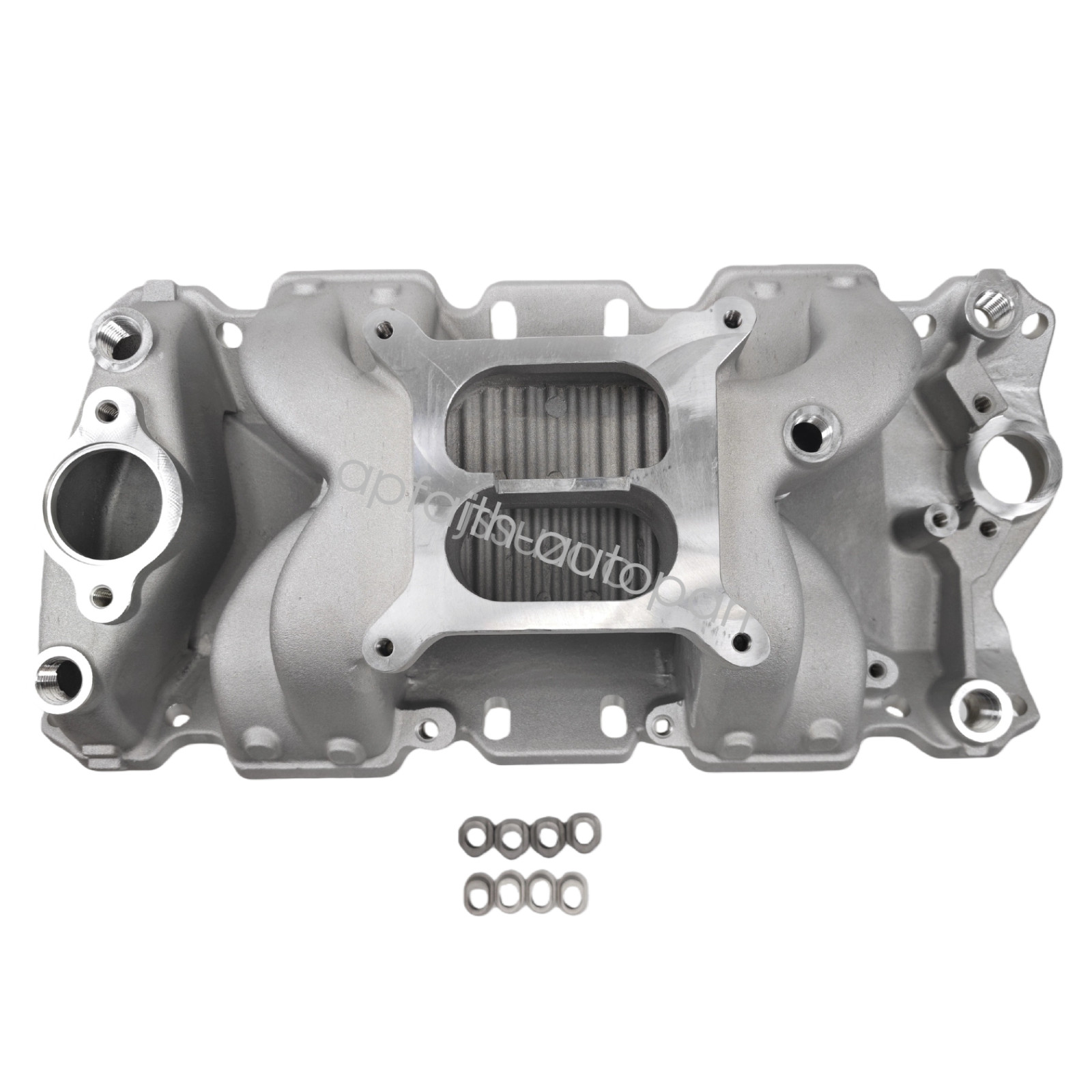 Dual Plane Air-Gap Intake Manifold For Chevy 350 Small Block 4barrel square bore