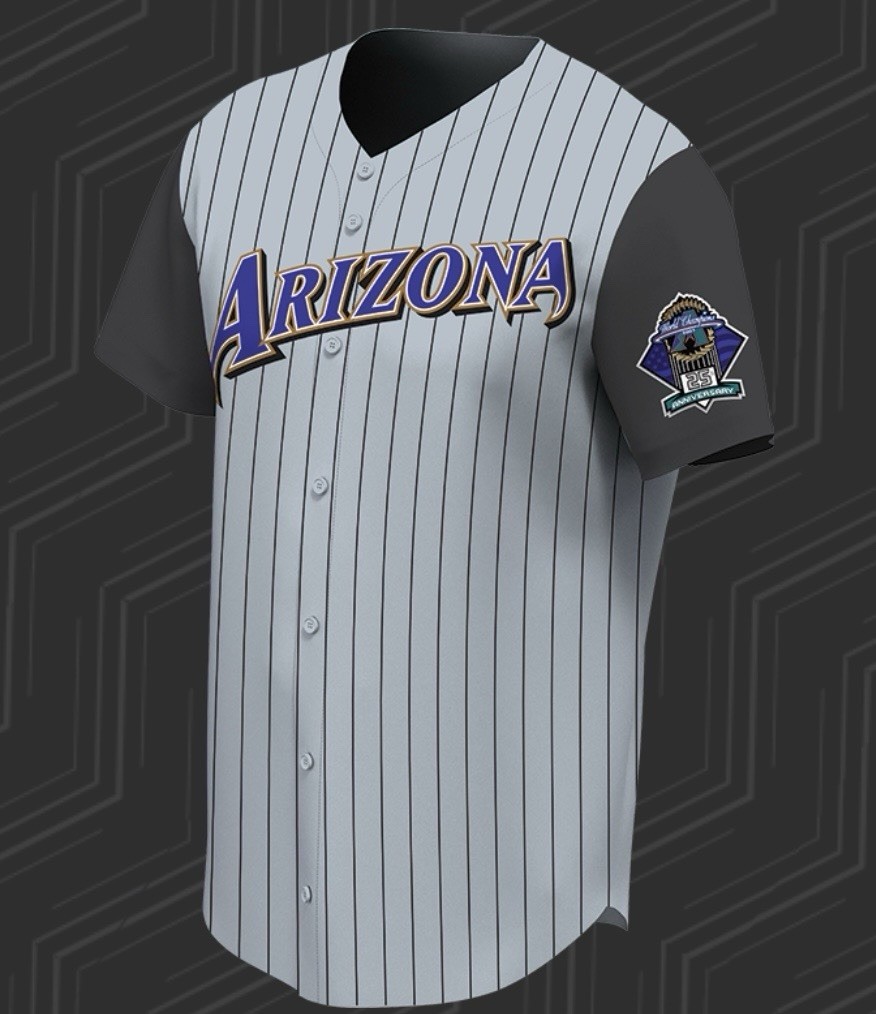 PreSale - Arizona Diamondbacks Dbacks 2001 Throwback Jersey 9/19/26 SGA -Size XL