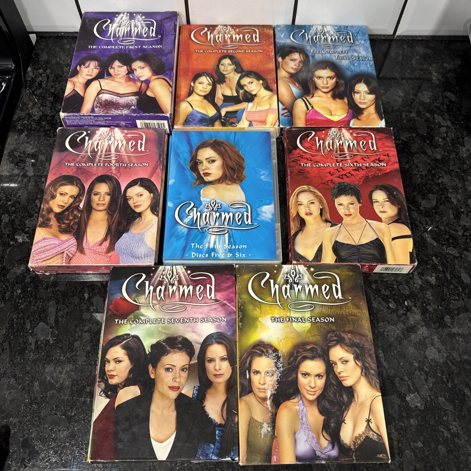 Charmed The Completeish Series Seasons 1-8 DVD Disc Box Set CBS Paramount *READ