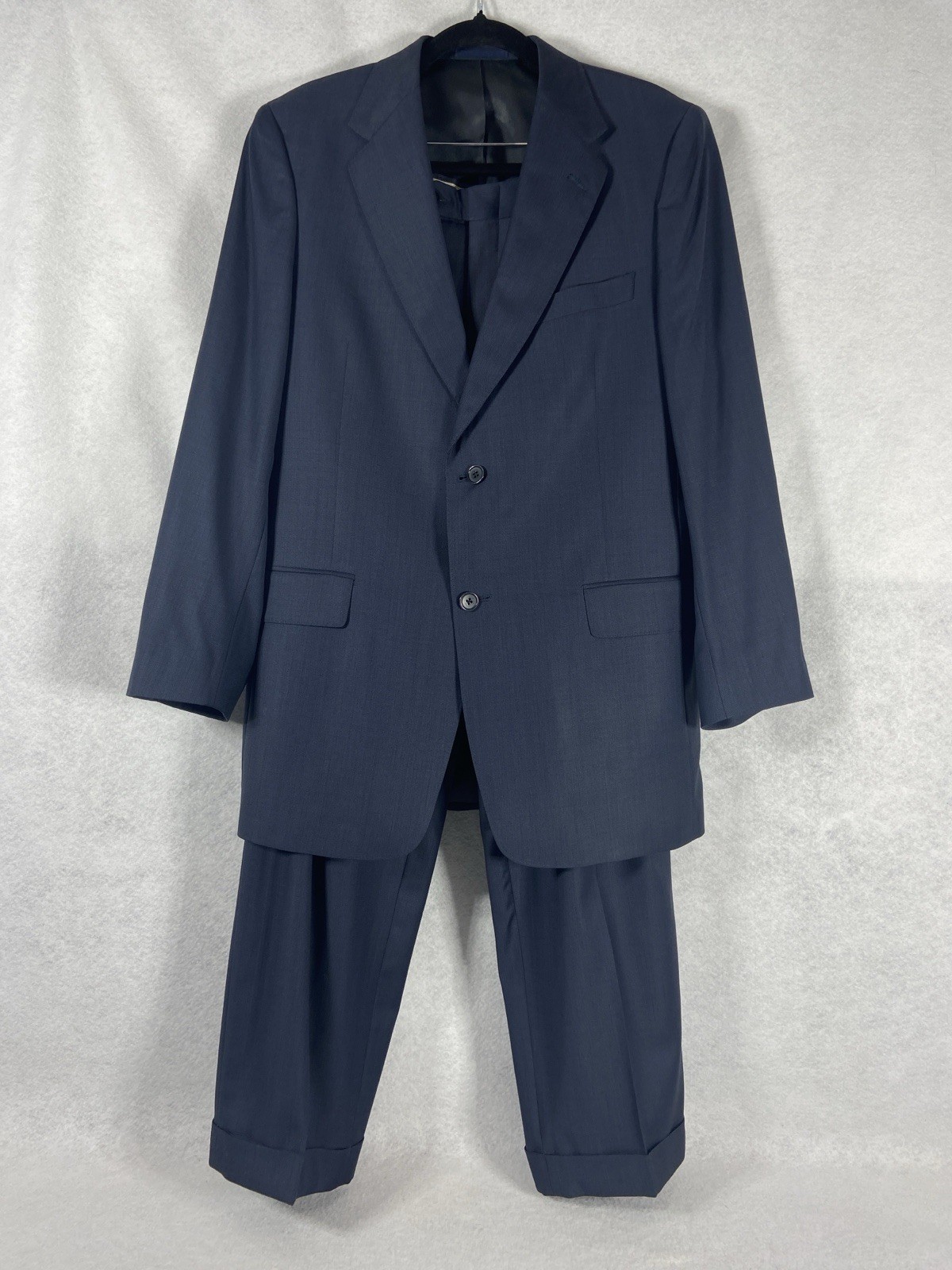 Vintage Daniel Cremieux Loro Piana 2PC Pant Suit Men’s 40R Blue Wool Pants 33x30 Vintage Daniel Cremieux Loro Piana 2PC Pant Suit Men’s 40R Blue Wool Pants 33x30