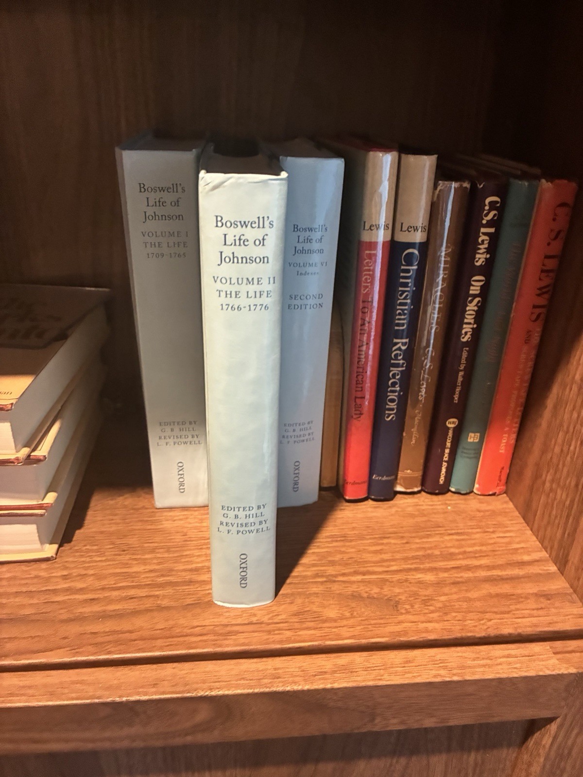 Oxford Boswell\'s Life of Johnson Vol II Hardcover Revised & Enlarged