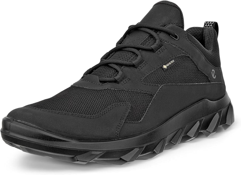 New Ecco MX Low GTX 820194 Waterproof GoreTex Mens Sneaker Black 10-10.5/11-11.5