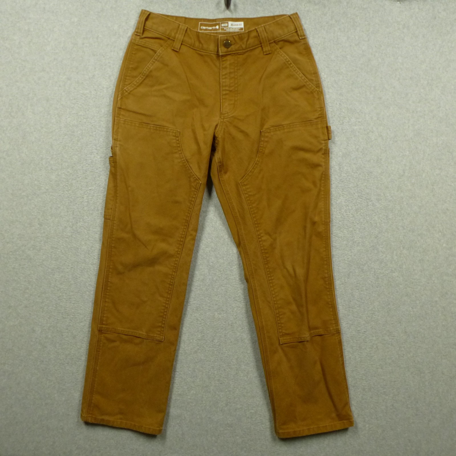 Carhartt Pants Mens 30x30 Relaxed Brown Rugged Flex Duck Double Front Utility Carhartt Pants Mens 30x30 Relaxed Brown Rugged Flex Duck Double Front Utility