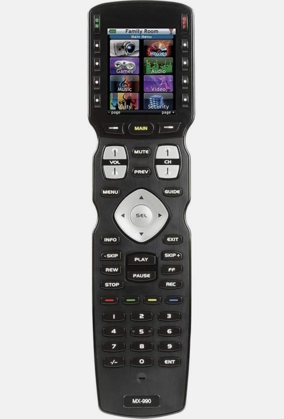 Open Box Universal Remote MX-990 Complete Control IR/RF Remote with Color Open Box Universal Remote MX-990 Complete Control IR/RF Remote with Color