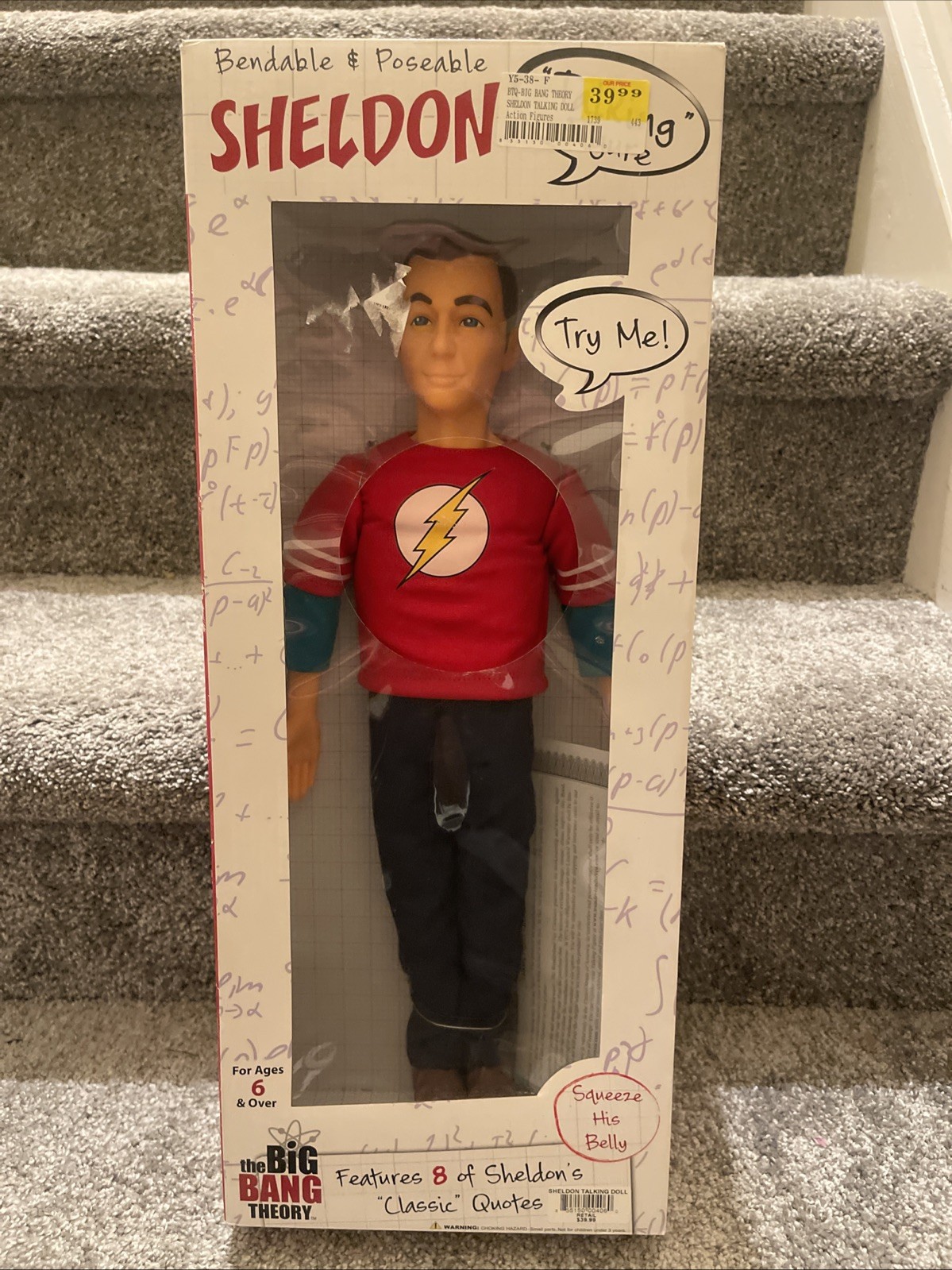 The Big Bang Theory Bendable & Poseable Sheldon Cooper  17\