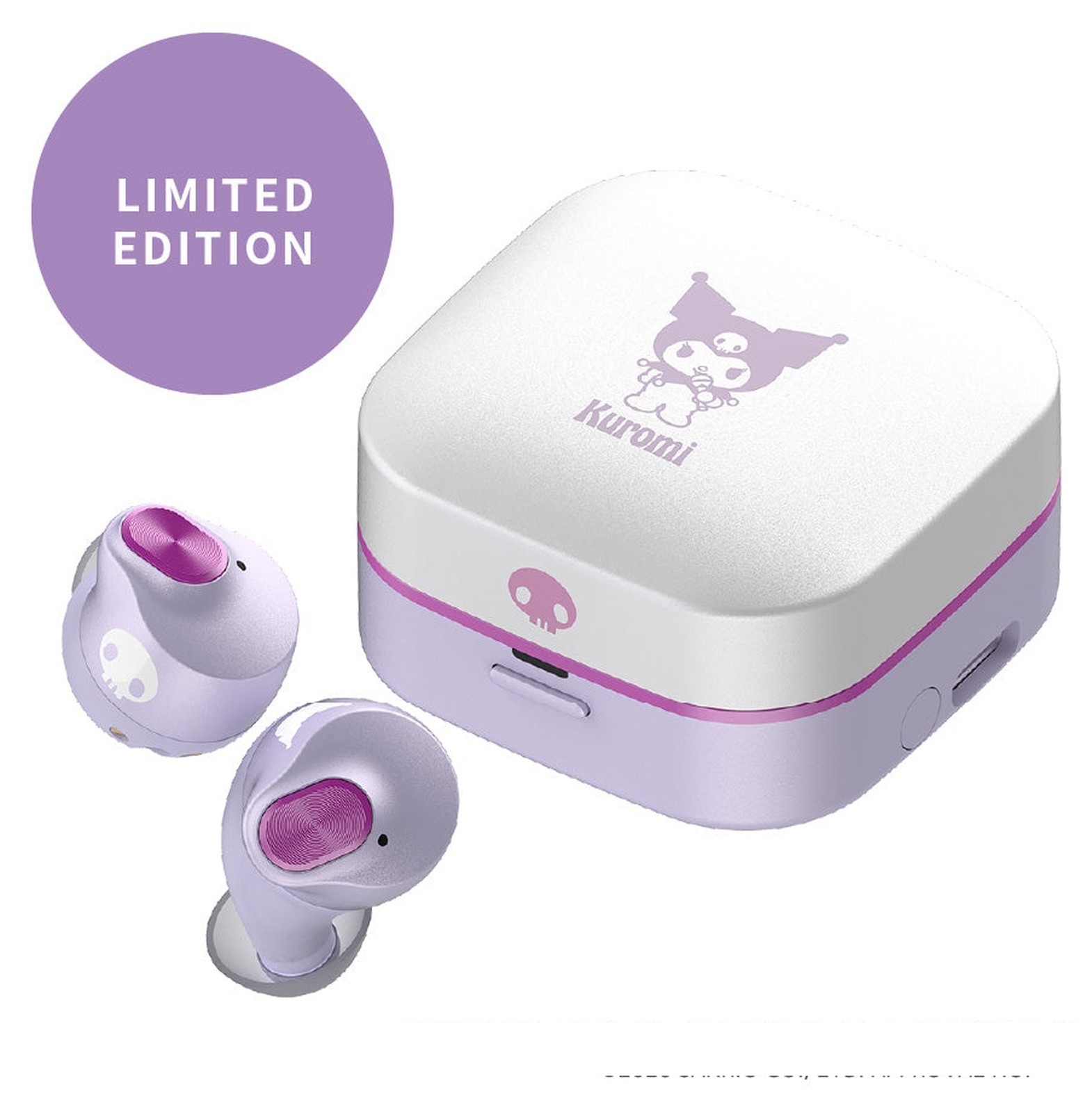 AVIOT TE-Q3R-KUR Kuromi Collaboration True Wireless Earbuds 40+ Voices Black PSL