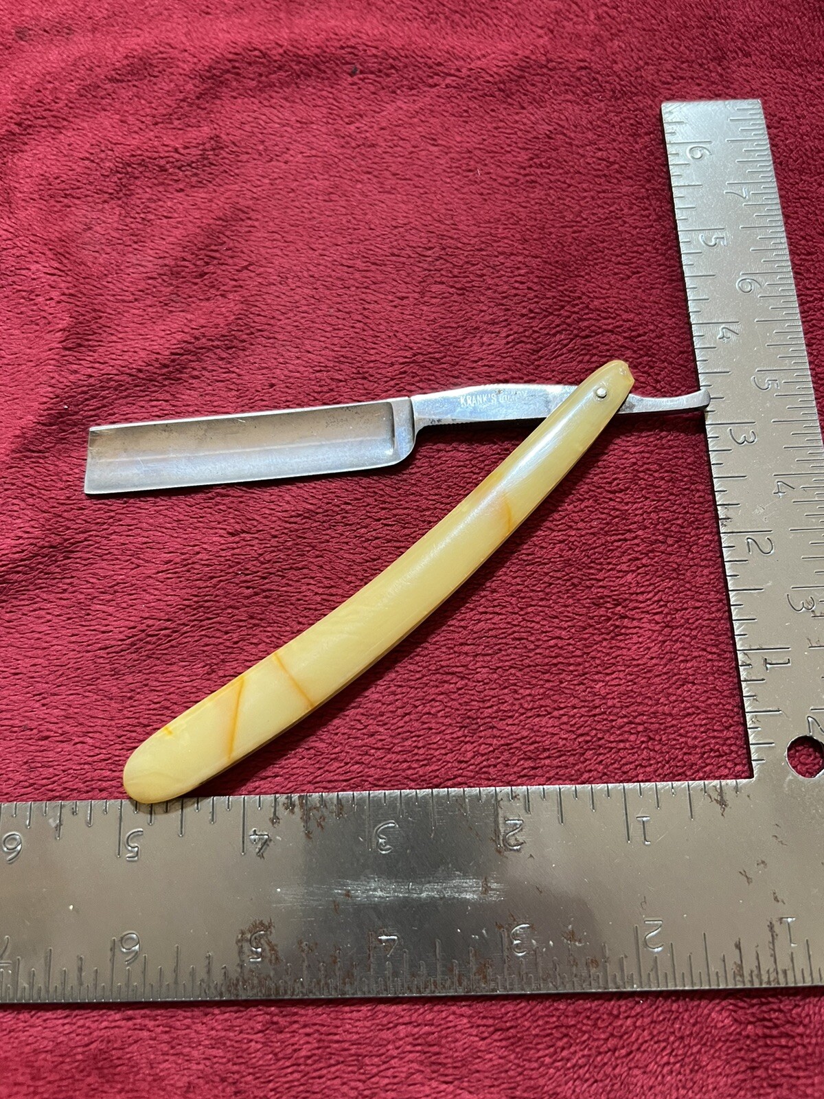 Vintage Krank’s Daisy Straight Razor, St. Paul, MN.