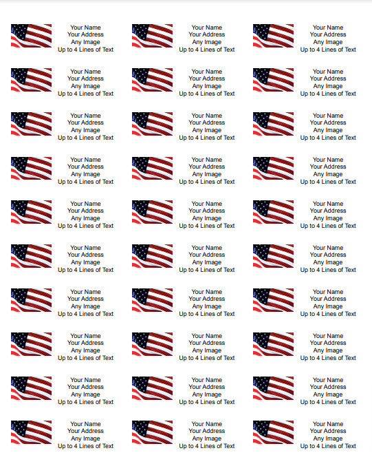 30 Personalized Return Address Labels Custom Adhesive Mailing Labels Stickers