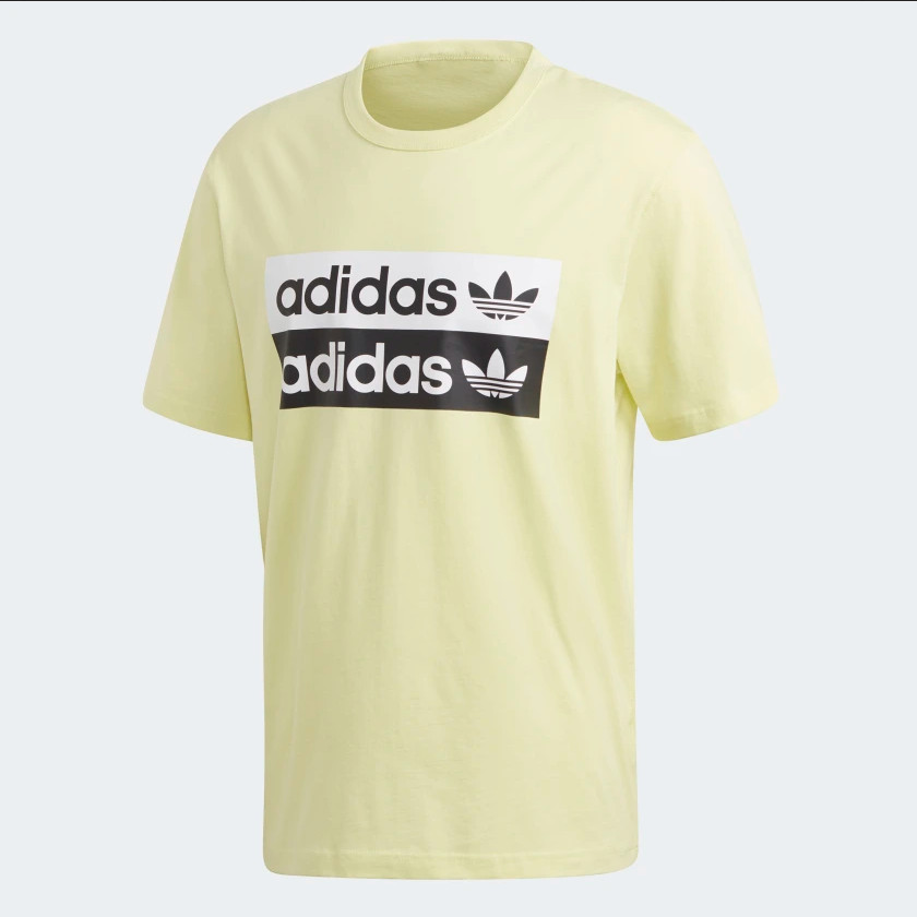 adidas Originals R.Y.V. Reveal Your Voice Bo  Logo 90\'s Men Tee Yellow ED7194
