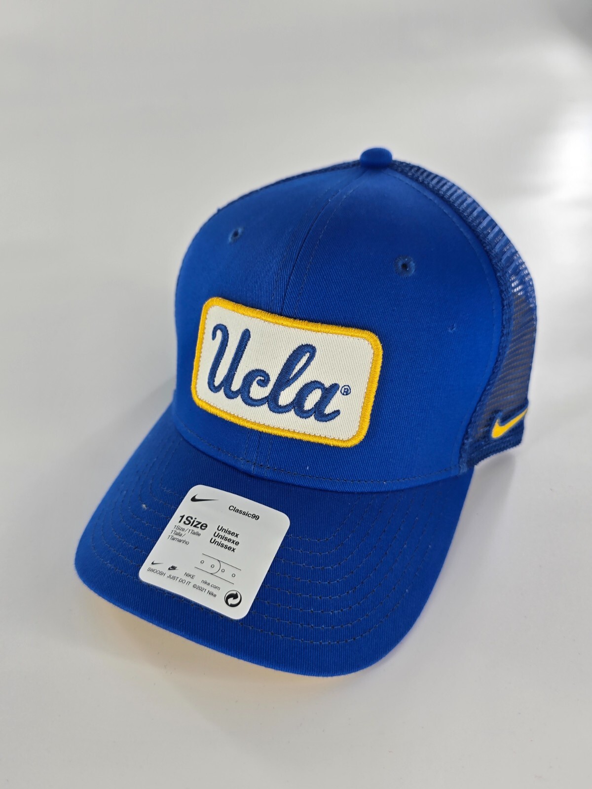 Nike UCLA Bruins Classic99 Snapback Trucker Cap Men’s OS Blue California Hat New