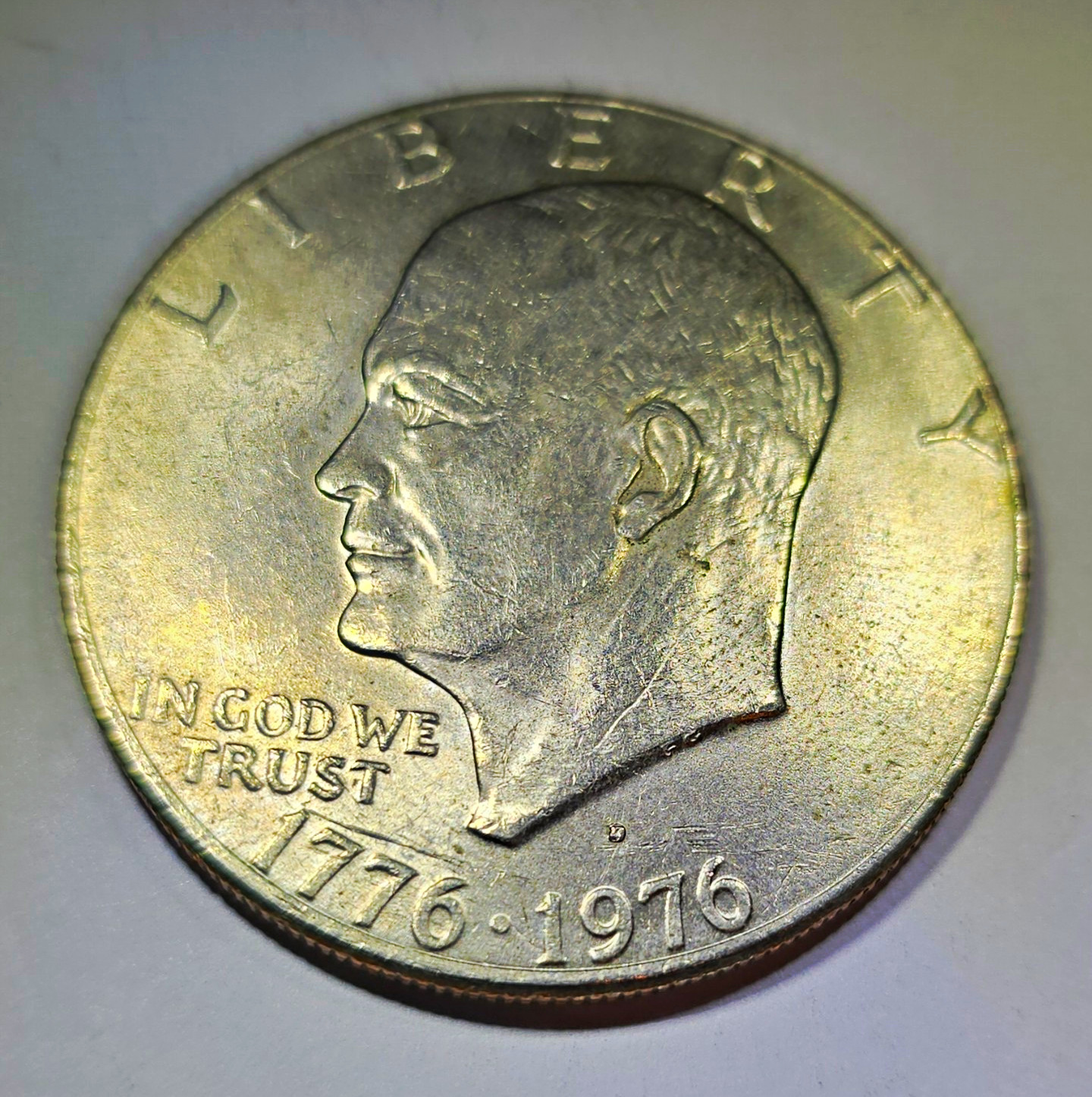 1776-1976-D Bicentennial Eisenhower Ike Dollar Coin. Denver Mint Vintage Clad 1776-1976-D Bicentennial Eisenhower Ike Dollar Coin. Denver Mint Vintage Clad
