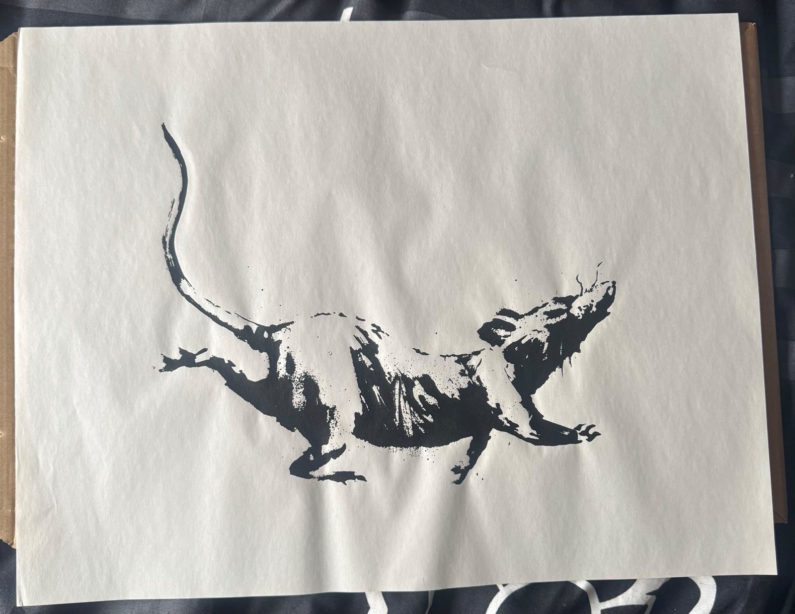 Banksy screen print GDP rat Banksy screen print GDP rat