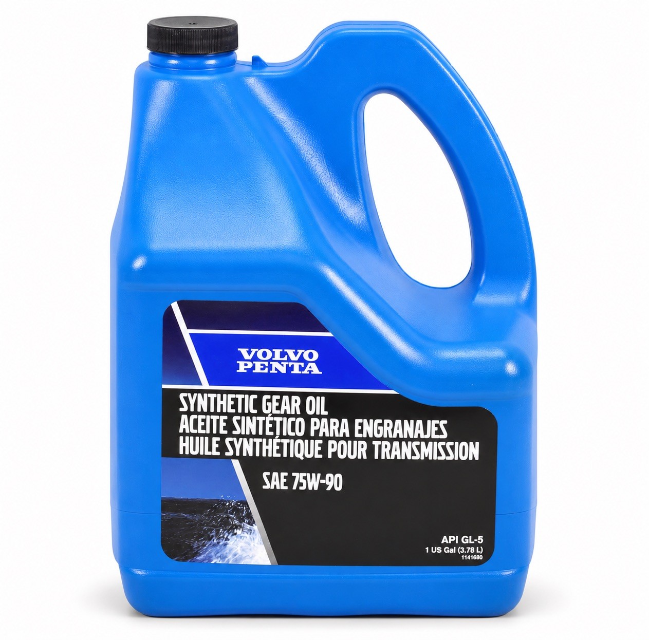 Volvo Penta New OEM 75W-90 Synthetic Transmission Gear Oil, 1 Gallon, 1141680 Volvo Penta New OEM 75W-90 Synthetic Transmission Gear Oil, 1 Gallon, 1141680