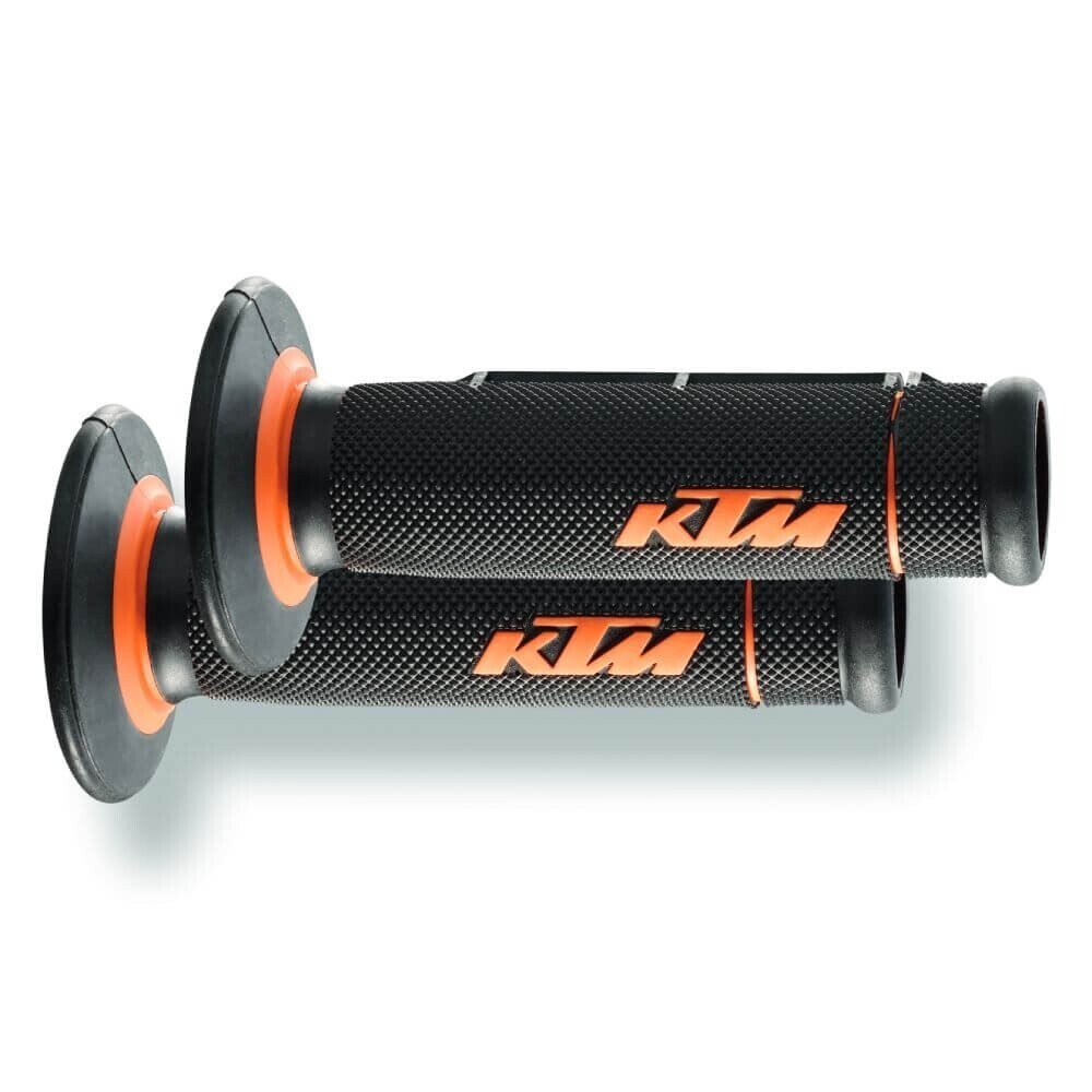 KTM OEM Dual Compound Grip Set Black Orange SX SX-F EXC XC 2003-2026 63002021200