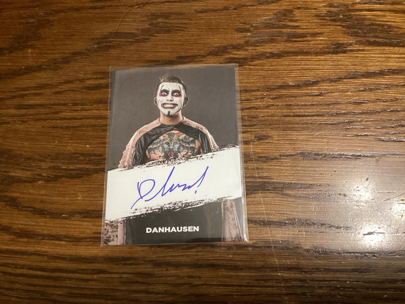 Danhausen Autographed Signed Card Danhausen Autographed Signed Card