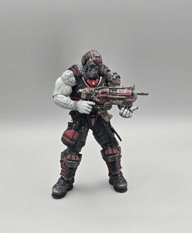 NECA Gears Of War 2 Hive 4 Pack Masked Locust Drone Complete
