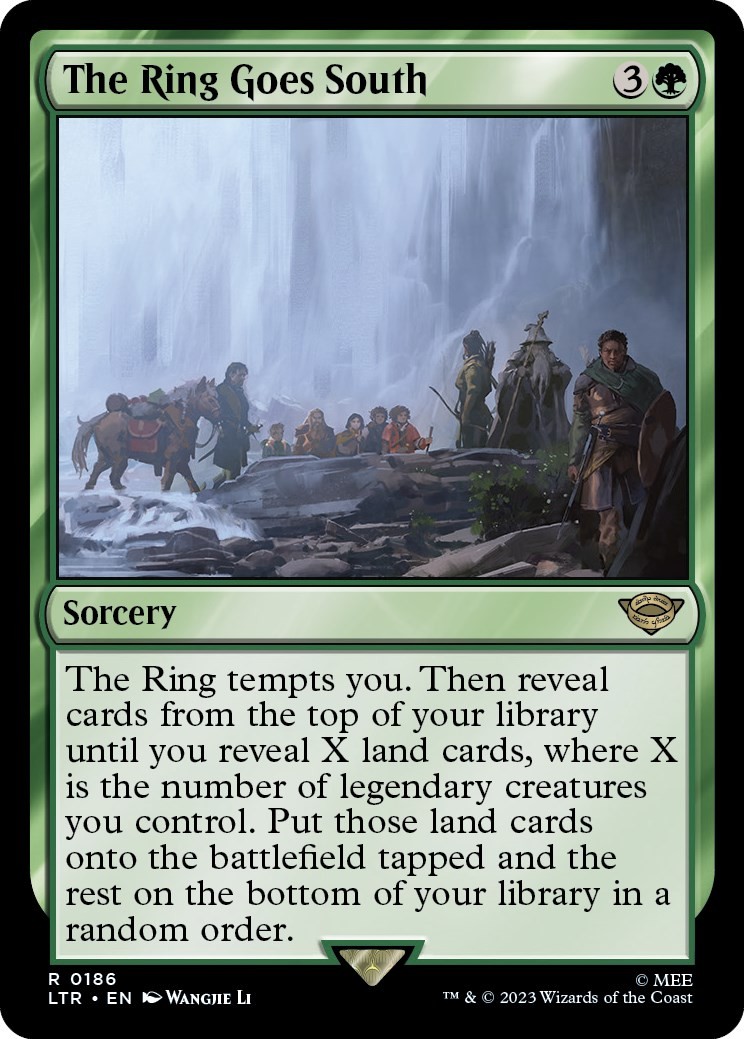 Magic - The Ring Goes South Foil [LTR - 186] MP - Moderately Played - EN