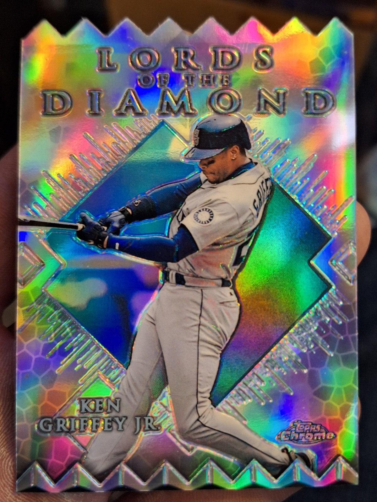 1999 Topps Chrome Refractor - Lords of the Diamond Ken Griffey Jr *MINT/NM* #LD1 1999 Topps Chrome Refractor - Lords of the Diamond Ken Griffey Jr *MINT/NM* #LD1