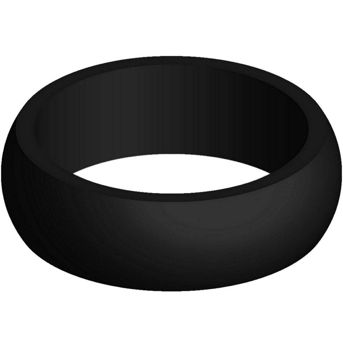 Six (6) Silicone Rings Set - High Grade Hypoalergenic Wedding Ring Replacements