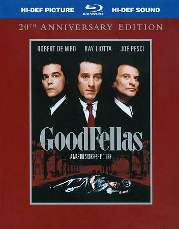 GoodFellas (Blu-ray, 2010, 2-Disc Set, 20th Anniversary Edition) NEW GoodFellas (Blu-ray, 2010, 2-Disc Set, 20th Anniversary Edition) NEW