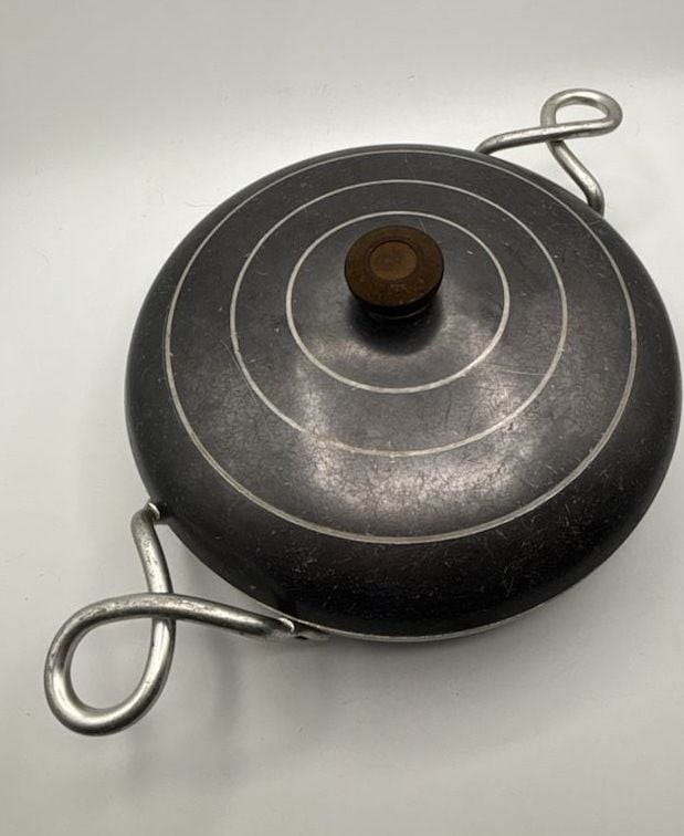 Vintage Wear-Ever Aluminum J901 Skillet Pan with Lid