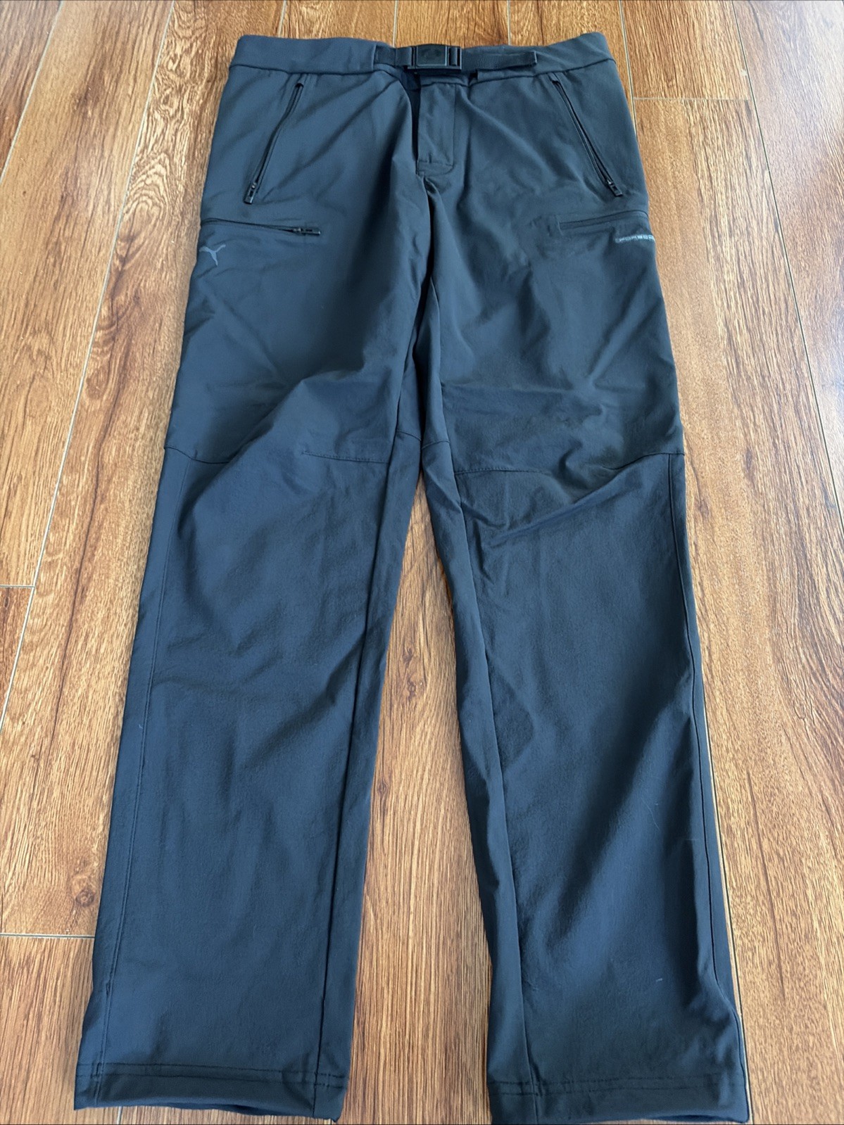 Porsche Design x PUMA Mens Black Sportswear Trousers Pants Size 30