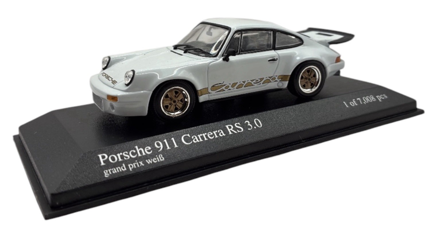 Minichamps 1/43 Porsche 911 Carrera RS 3.0 1974 White 400063120 Minichamps 1/43 Porsche 911 Carrera RS 3.0 1974 White 400063120