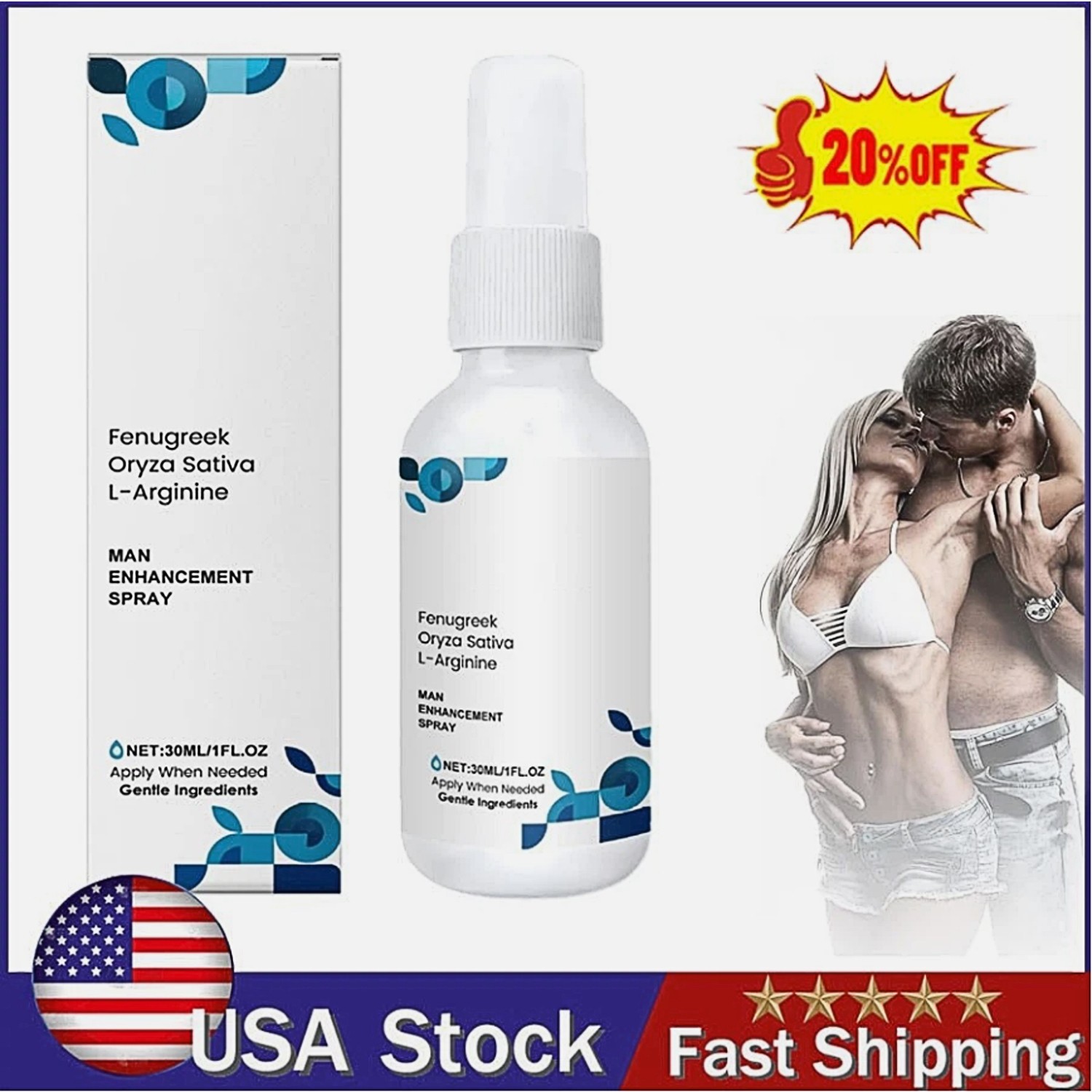 Seaweed Spray for Men 2026, Male Balance Personal Care Spray with Light Formula