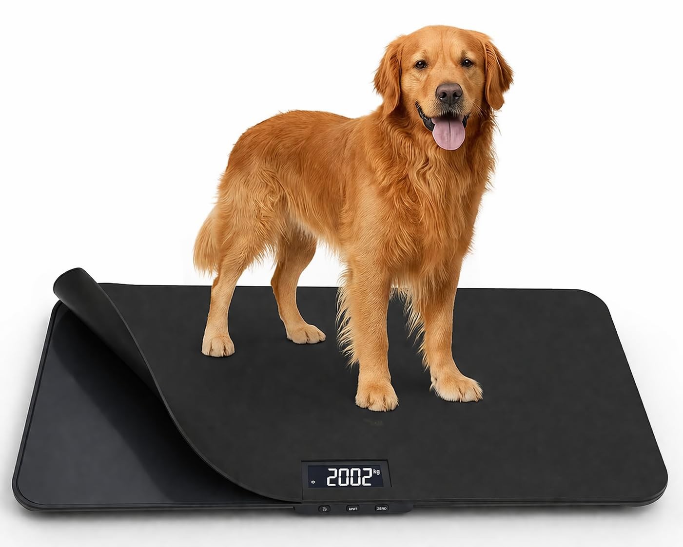 400 Pounds Veterinary Dog Scale with Tempered Glass 32 X 16 Inch Platform, Bu...