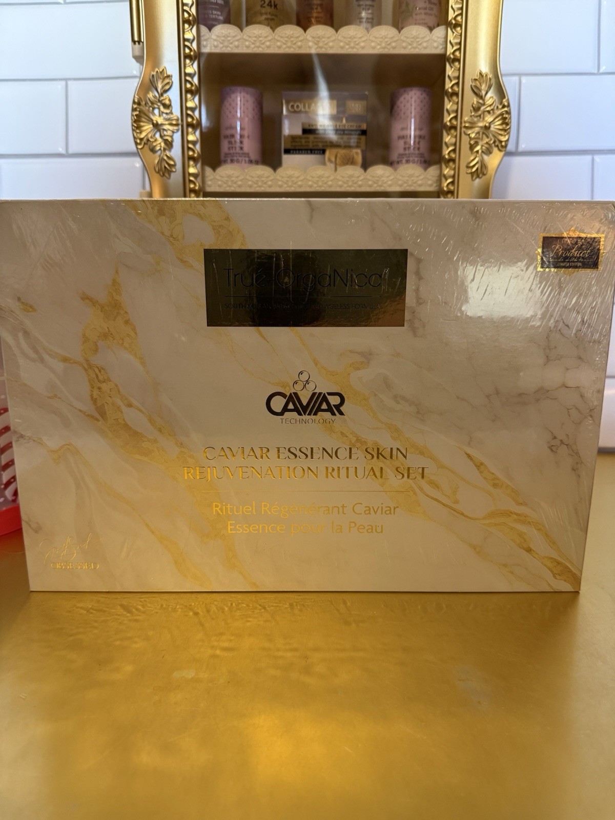 True OrgaNica Caviar Extract Anti-Aging Set Face & Eyes Hydrating Firming True OrgaNica Caviar Extract Anti-Aging Set Face & Eyes Hydrating Firming