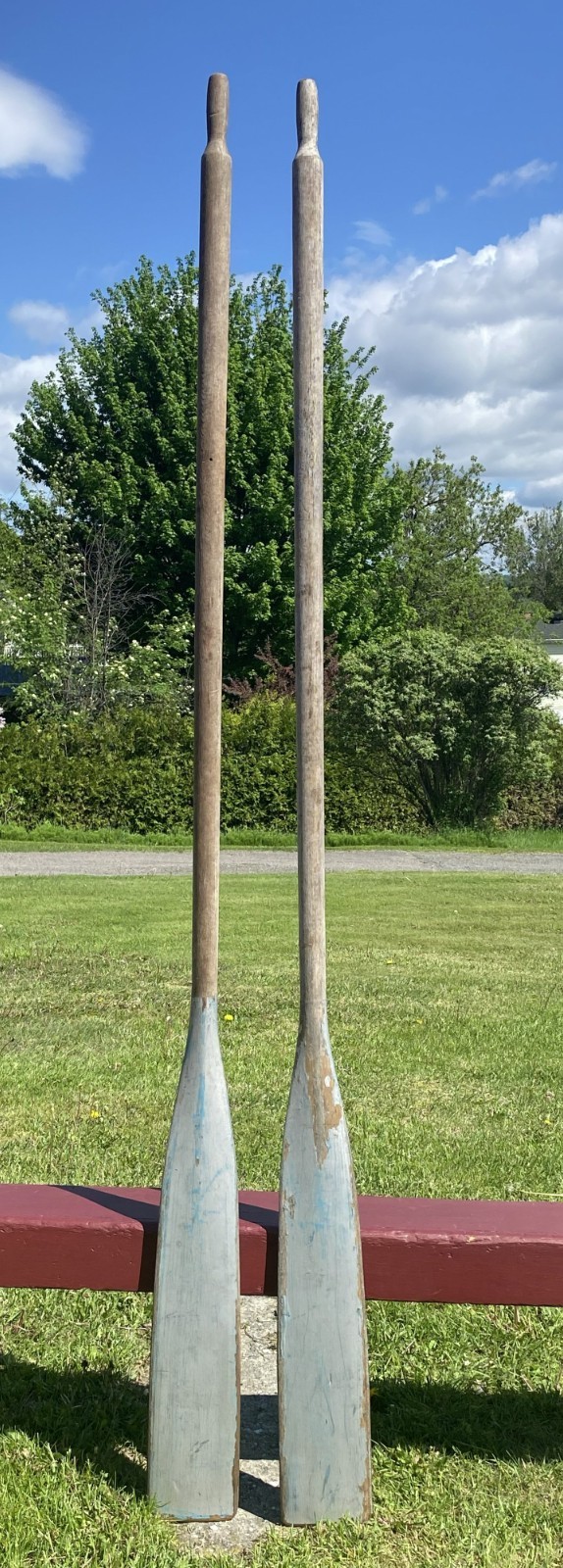 Lovely Pair WOODEN OARS 86 Lovely Pair WOODEN OARS 86