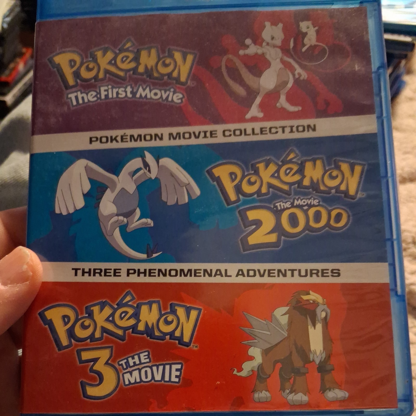Pokemon The First Three Movies Pokémon Film Collection Blu-ray Disc Sealed New Pokemon The First Three Movies Pokémon Film Collection Blu-ray Disc Sealed New
