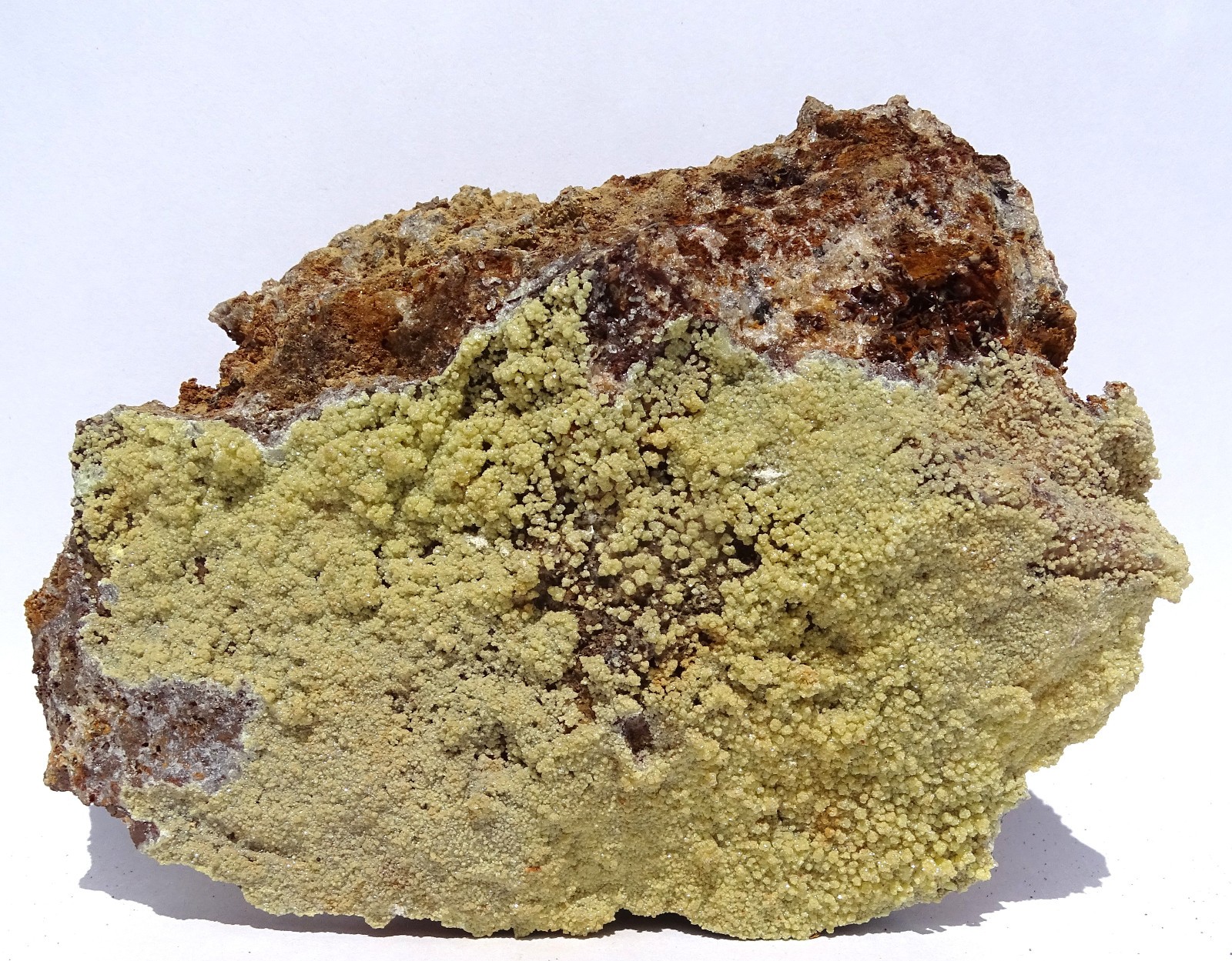 Fabulous Cabinet-sized MIMETITE--San Rafael mine, Nevada--ex Laskowski. Choice