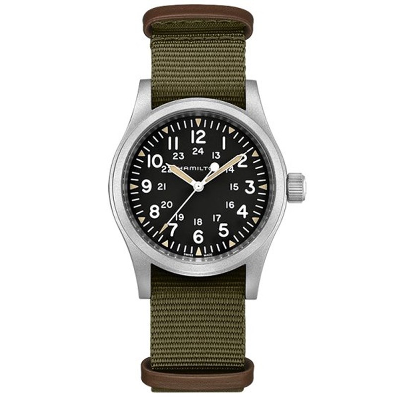 Hamilton Khaki Field Mechanical 38mm Black Dial Men's Watch H69439931 Hamilton Khaki Field Mechanical 38mm Black Dial Men's Watch H69439931